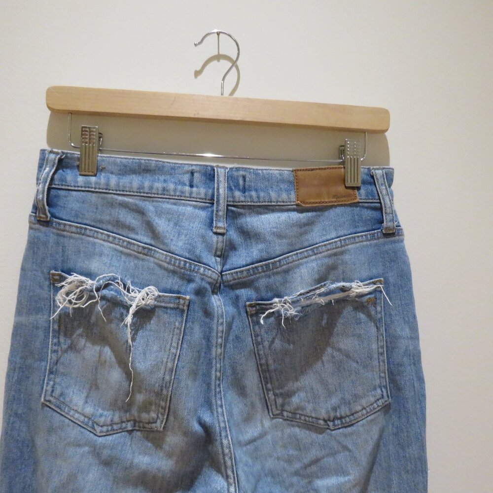 MADEWELL The Perfect Vintage Jean in Parnell Wash Blue Comfort Stretch Edition - Picture 10 of 13